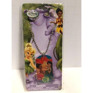 DISNEY FAIRIES Tinkerbell Charm Necklace NEW